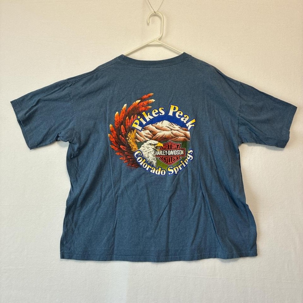 Harley Davidson Pikes Peak Colorado Springs tee - Picture 2 of 4